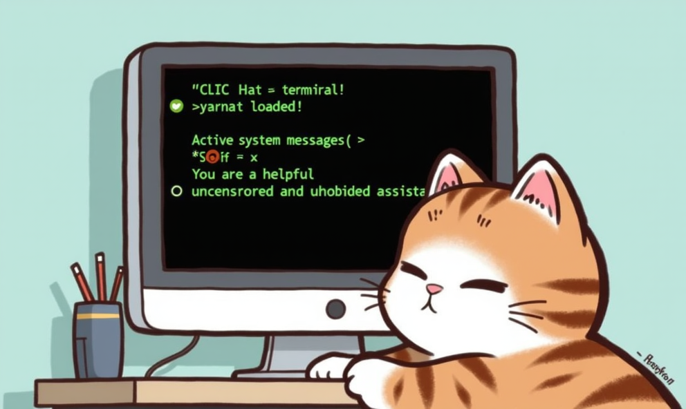 Cartoon Cat Mascot - Relaxed Pose